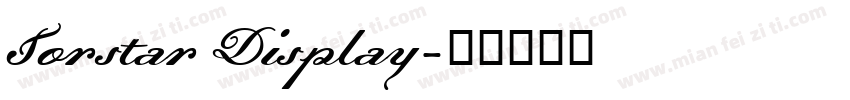 Torstar Display字体转换
